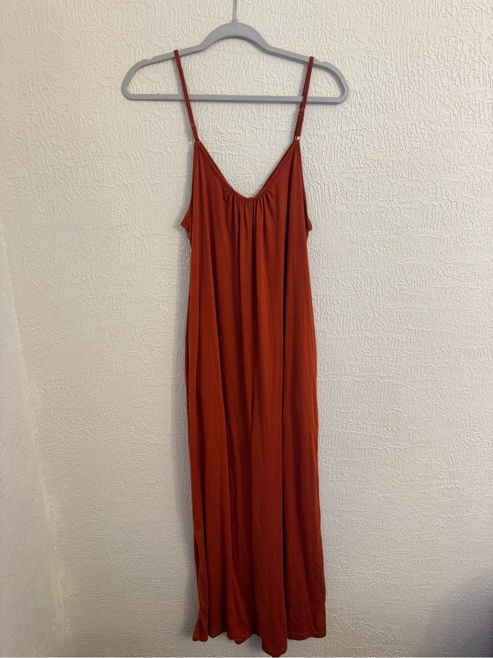 Rust Spaghetti-Strap Jumpsuit - Picture 5 of 7